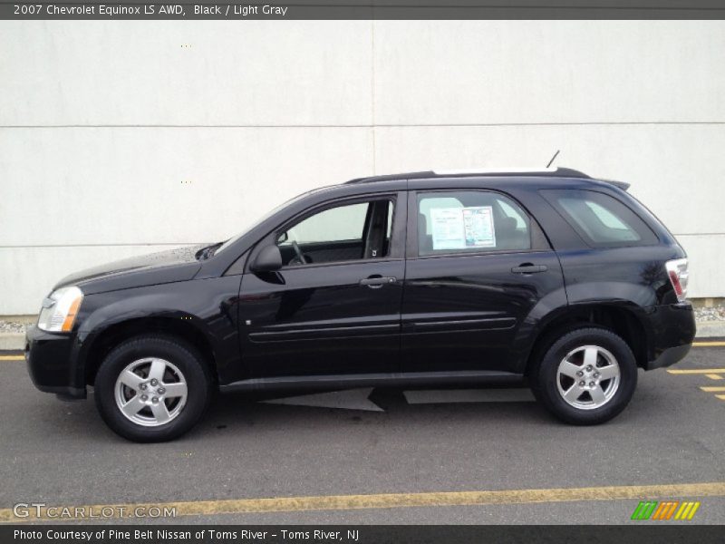 Black / Light Gray 2007 Chevrolet Equinox LS AWD