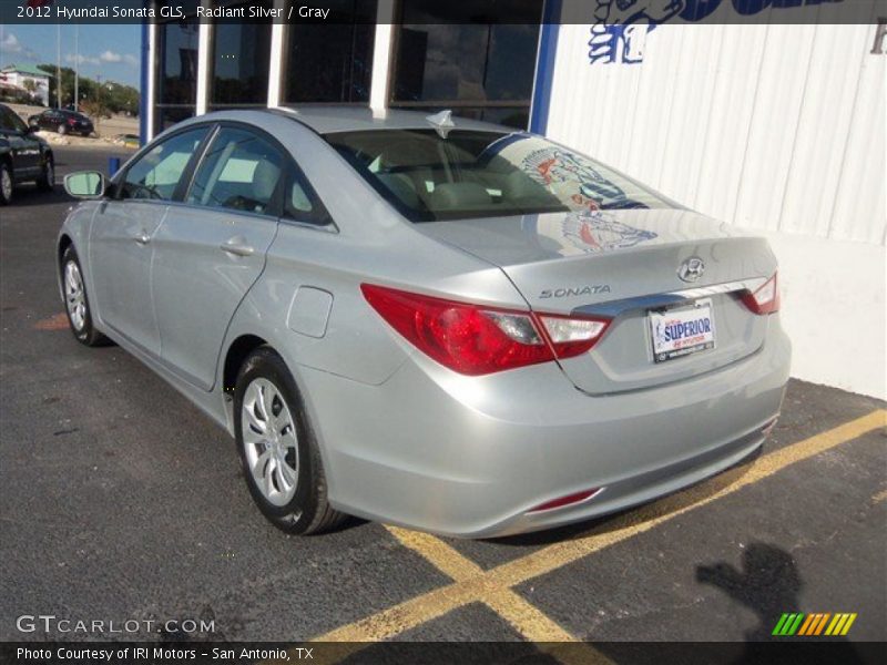 Radiant Silver / Gray 2012 Hyundai Sonata GLS