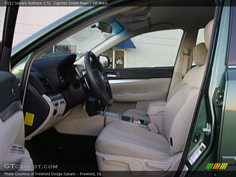 Cypress Green Pearl / Off Black 2012 Subaru Outback 2.5i