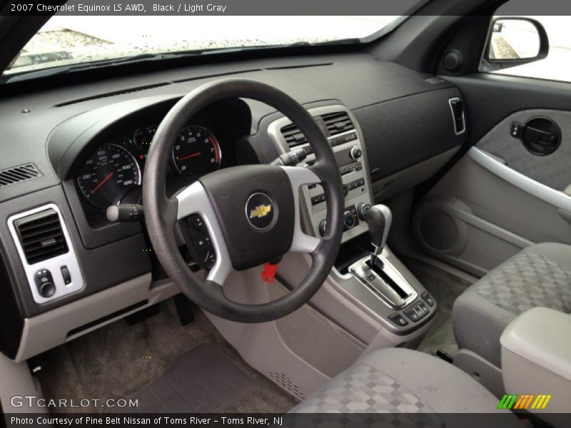Black / Light Gray 2007 Chevrolet Equinox LS AWD