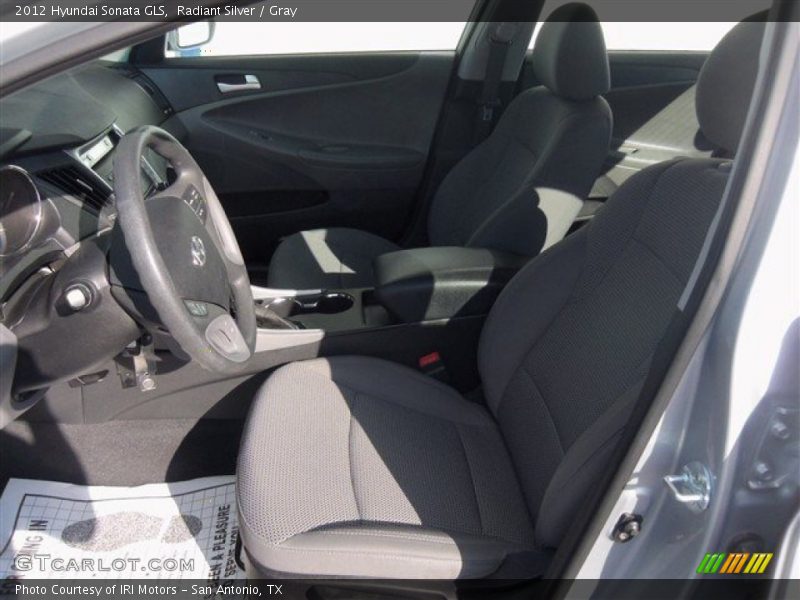 Radiant Silver / Gray 2012 Hyundai Sonata GLS