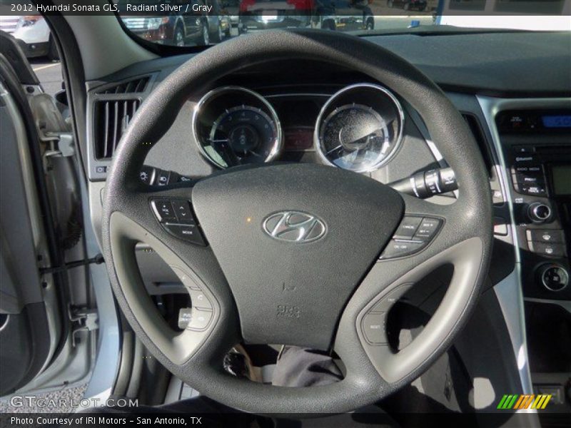 Radiant Silver / Gray 2012 Hyundai Sonata GLS