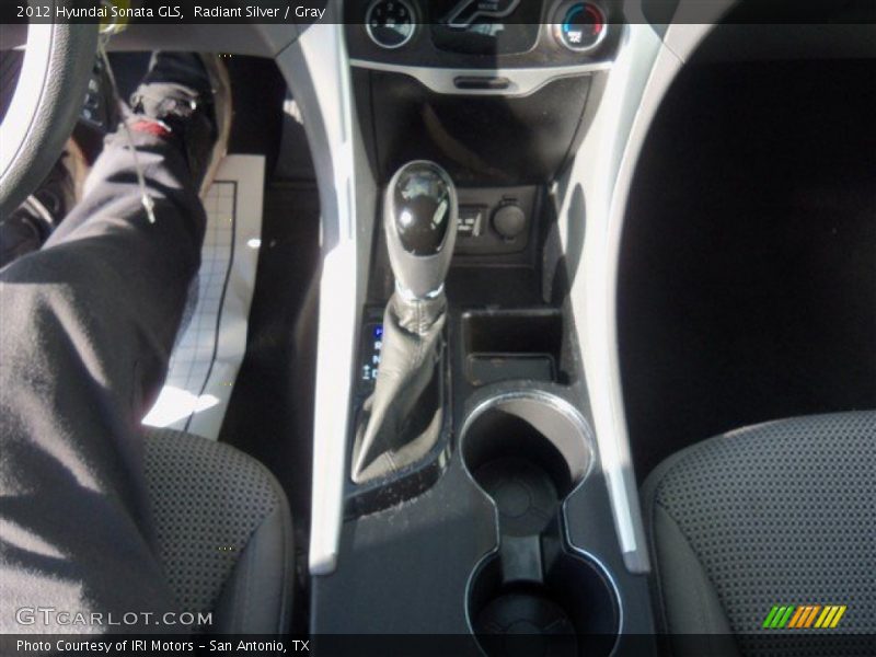 Radiant Silver / Gray 2012 Hyundai Sonata GLS