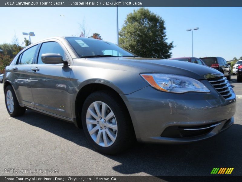 Tungsten Metallic / Black/Light Frost Beige 2013 Chrysler 200 Touring Sedan