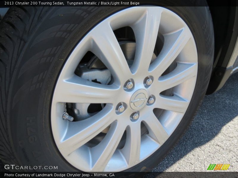 Tungsten Metallic / Black/Light Frost Beige 2013 Chrysler 200 Touring Sedan