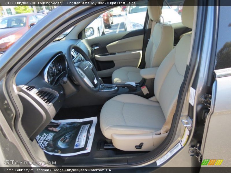 Tungsten Metallic / Black/Light Frost Beige 2013 Chrysler 200 Touring Sedan