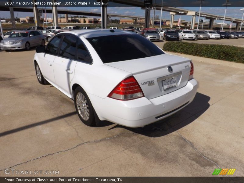 Oxford White / Pebble 2007 Mercury Montego Premier