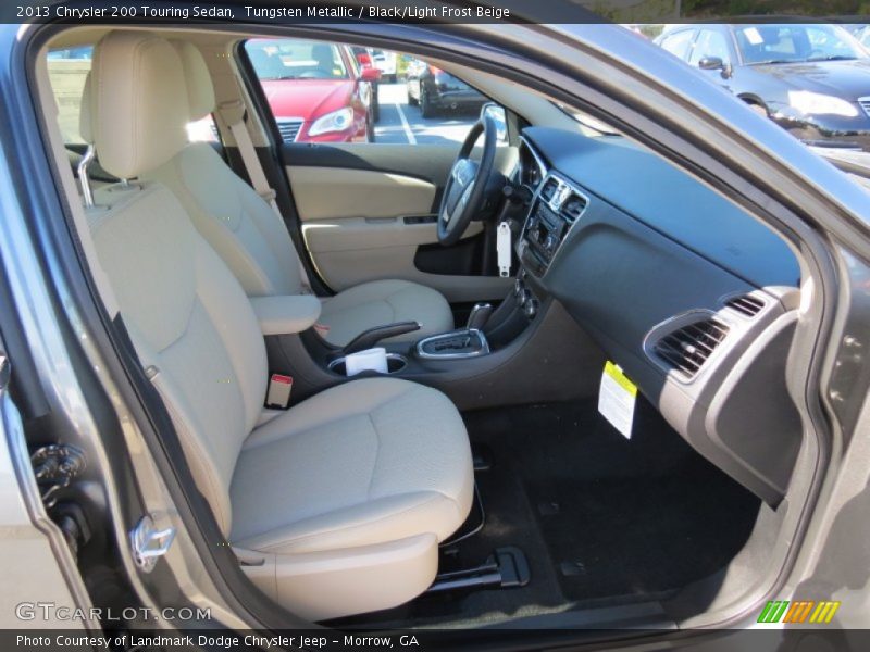 Tungsten Metallic / Black/Light Frost Beige 2013 Chrysler 200 Touring Sedan