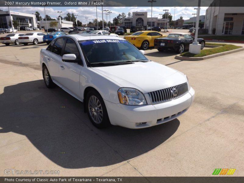 Oxford White / Pebble 2007 Mercury Montego Premier