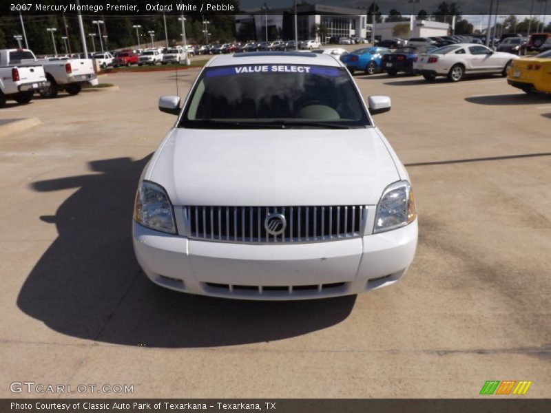 Oxford White / Pebble 2007 Mercury Montego Premier