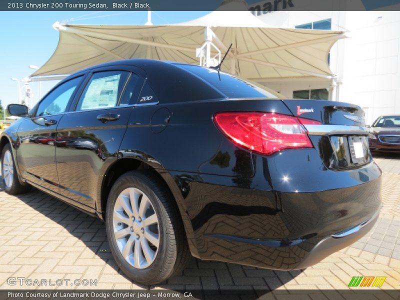 Black / Black 2013 Chrysler 200 Touring Sedan