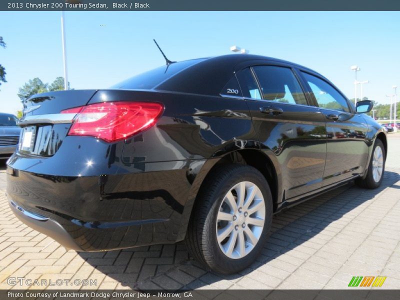 Black / Black 2013 Chrysler 200 Touring Sedan