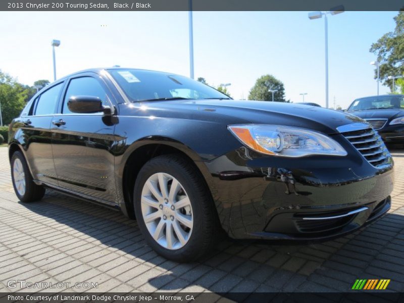 Black / Black 2013 Chrysler 200 Touring Sedan