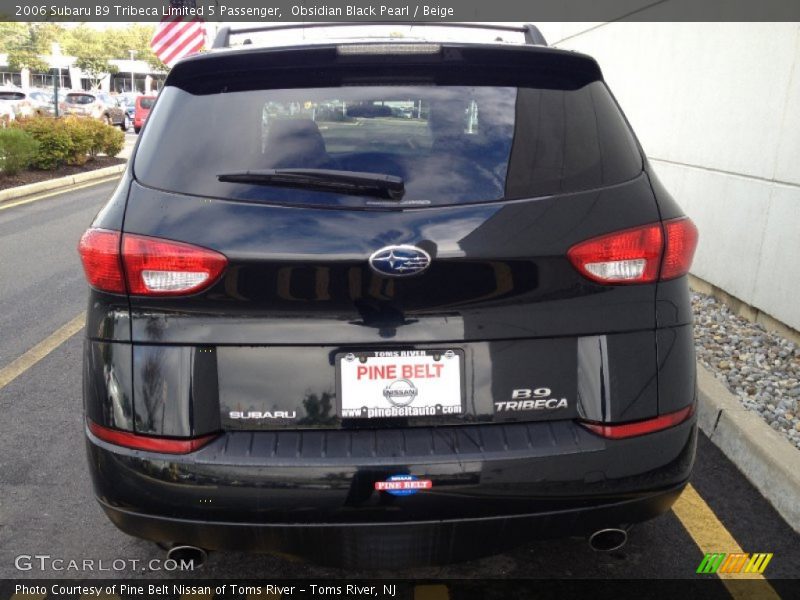Obsidian Black Pearl / Beige 2006 Subaru B9 Tribeca Limited 5 Passenger