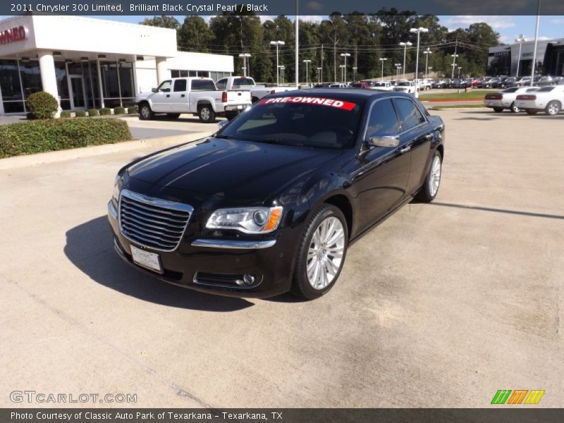 Brilliant Black Crystal Pearl / Black 2011 Chrysler 300 Limited