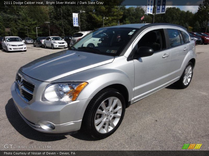 Bright Silver Metallic / Dark Slate Gray 2011 Dodge Caliber Heat