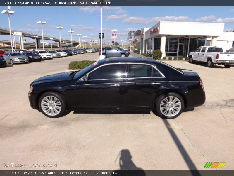 Brilliant Black Crystal Pearl / Black 2011 Chrysler 300 Limited