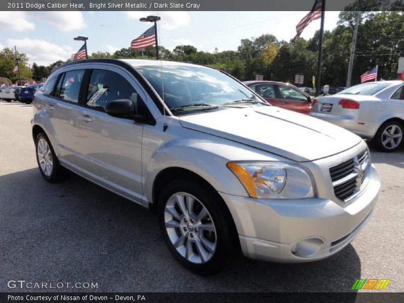 Bright Silver Metallic / Dark Slate Gray 2011 Dodge Caliber Heat