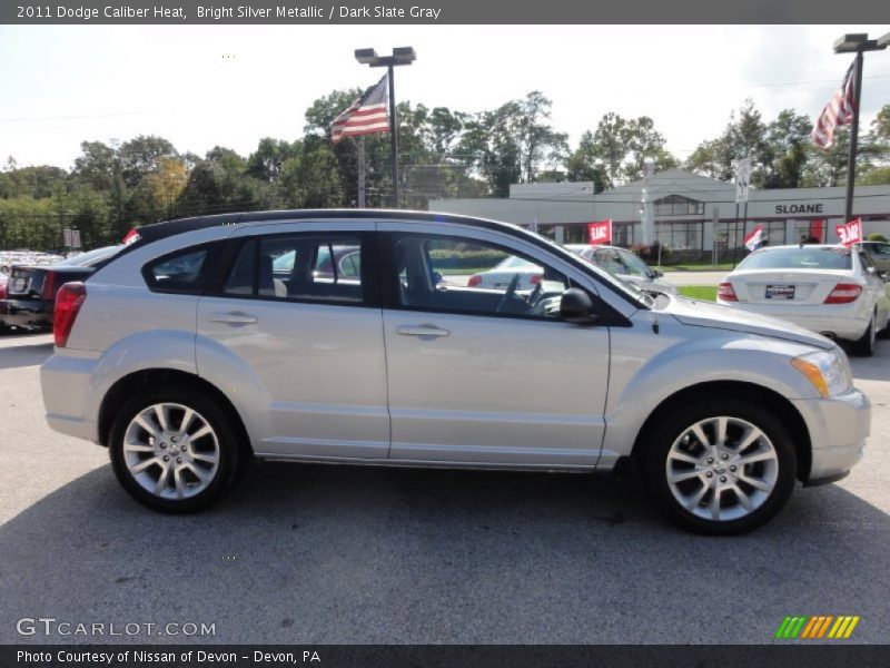 Bright Silver Metallic / Dark Slate Gray 2011 Dodge Caliber Heat