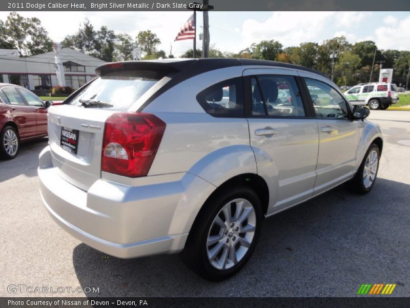 Bright Silver Metallic / Dark Slate Gray 2011 Dodge Caliber Heat