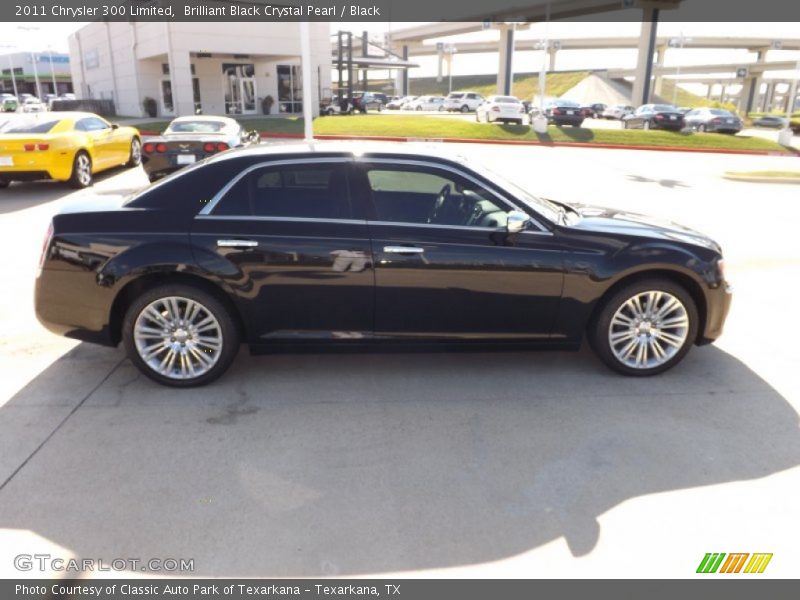 Brilliant Black Crystal Pearl / Black 2011 Chrysler 300 Limited