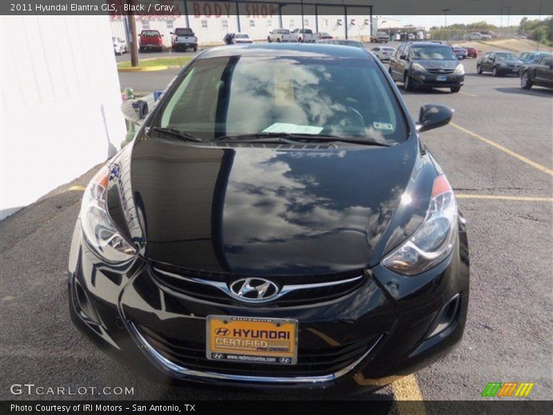 Black / Gray 2011 Hyundai Elantra GLS