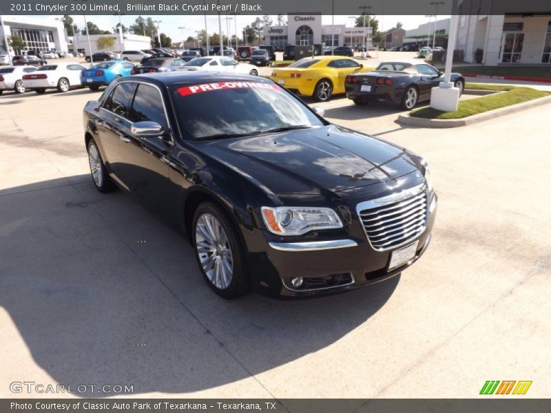 Brilliant Black Crystal Pearl / Black 2011 Chrysler 300 Limited
