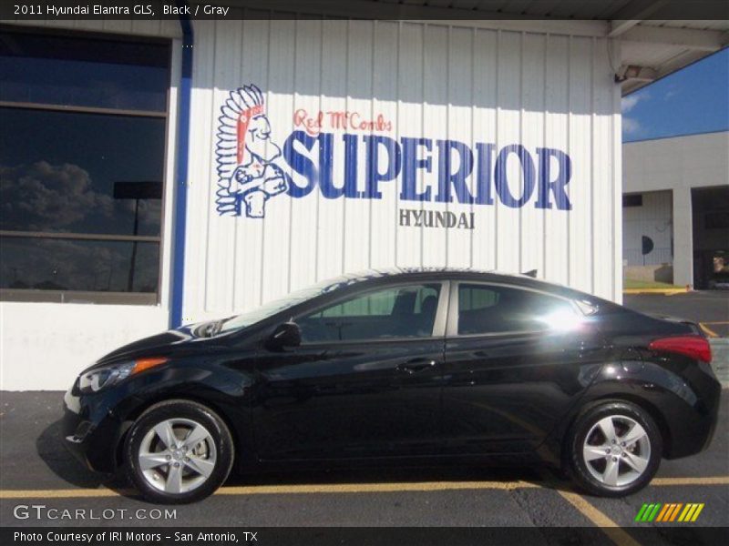 Black / Gray 2011 Hyundai Elantra GLS