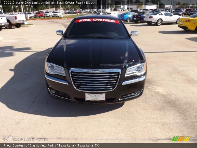 Brilliant Black Crystal Pearl / Black 2011 Chrysler 300 Limited