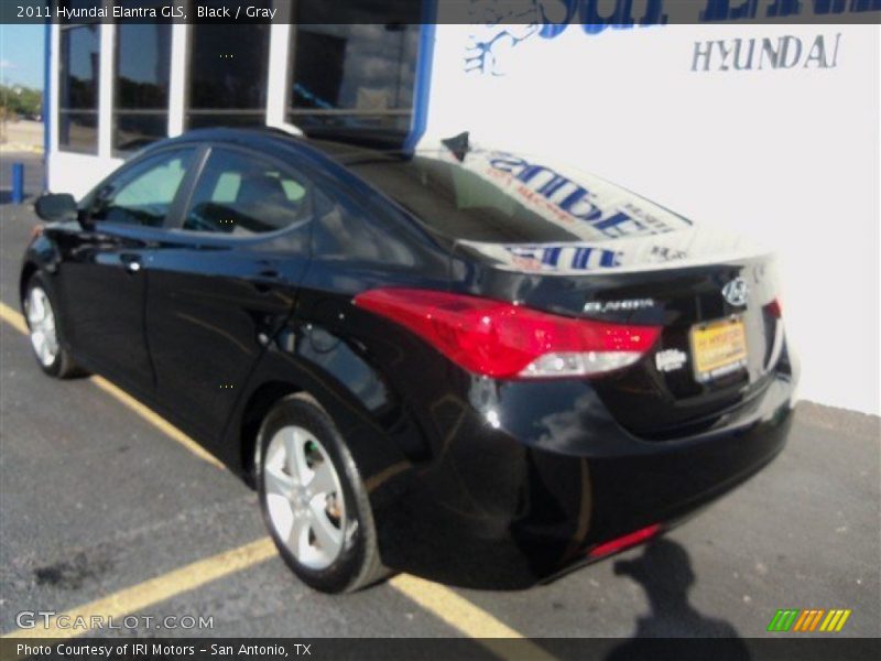 Black / Gray 2011 Hyundai Elantra GLS