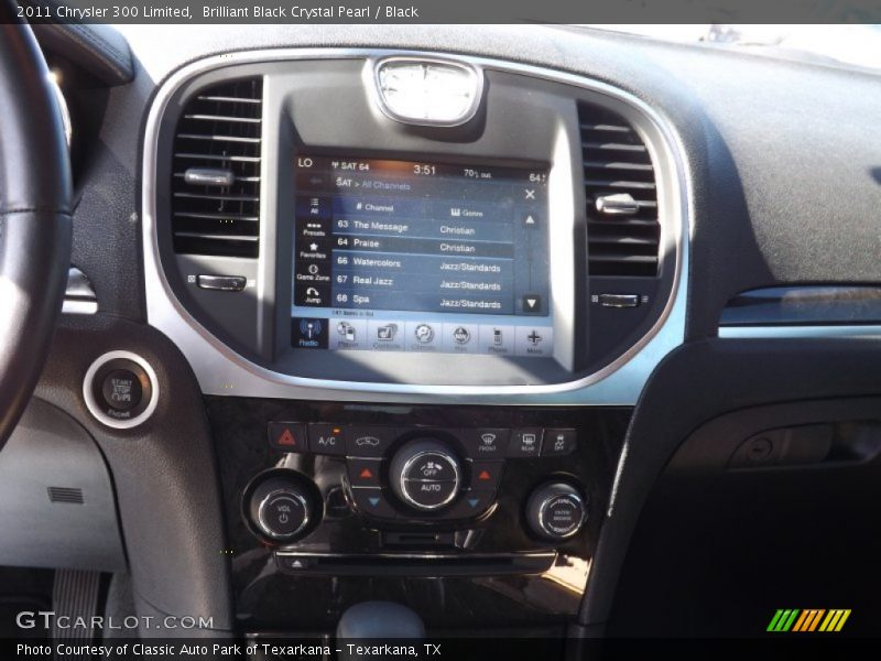 Brilliant Black Crystal Pearl / Black 2011 Chrysler 300 Limited