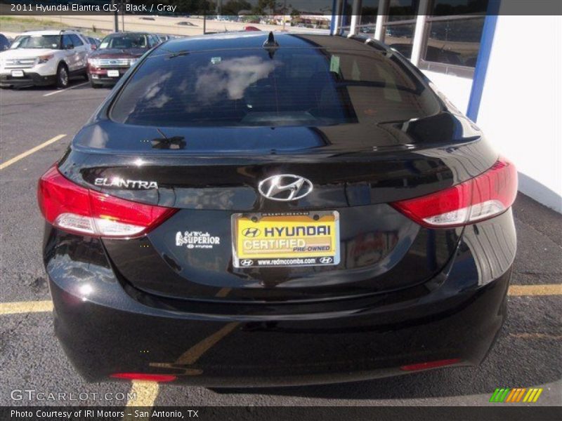 Black / Gray 2011 Hyundai Elantra GLS