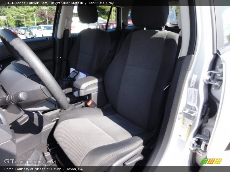 Bright Silver Metallic / Dark Slate Gray 2011 Dodge Caliber Heat