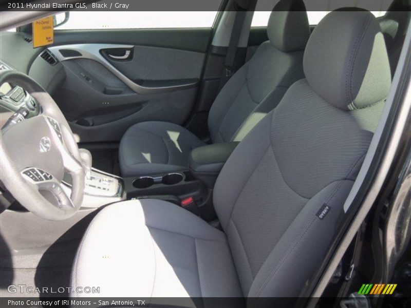 Black / Gray 2011 Hyundai Elantra GLS