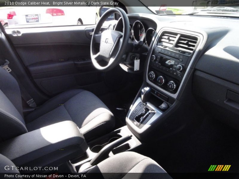 Bright Silver Metallic / Dark Slate Gray 2011 Dodge Caliber Heat