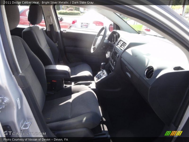 Bright Silver Metallic / Dark Slate Gray 2011 Dodge Caliber Heat