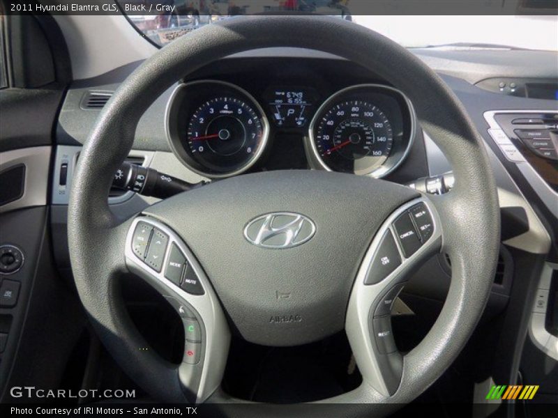 Black / Gray 2011 Hyundai Elantra GLS
