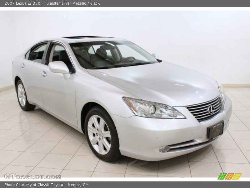 Tungsten Silver Metallic / Black 2007 Lexus ES 350
