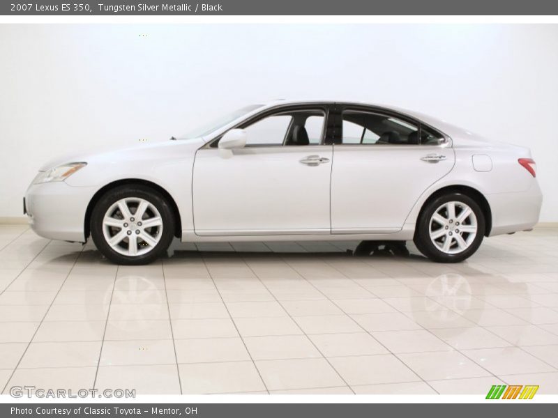 Tungsten Silver Metallic / Black 2007 Lexus ES 350