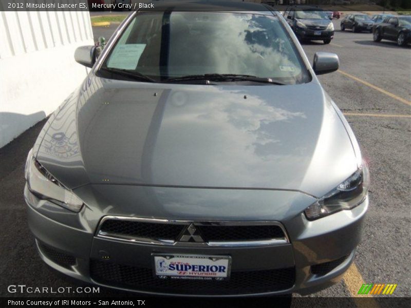 Mercury Gray / Black 2012 Mitsubishi Lancer ES