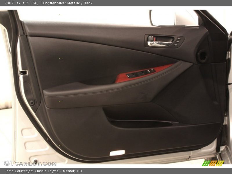 Tungsten Silver Metallic / Black 2007 Lexus ES 350