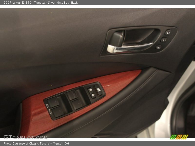 Tungsten Silver Metallic / Black 2007 Lexus ES 350