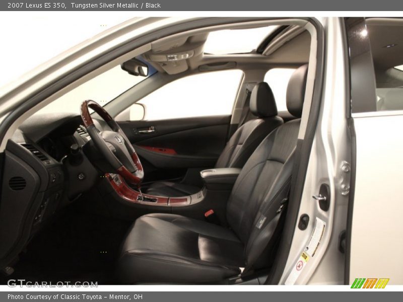 Tungsten Silver Metallic / Black 2007 Lexus ES 350