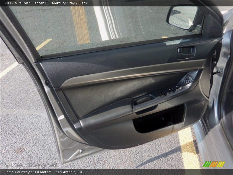 Mercury Gray / Black 2012 Mitsubishi Lancer ES