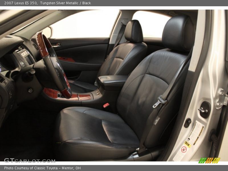Tungsten Silver Metallic / Black 2007 Lexus ES 350
