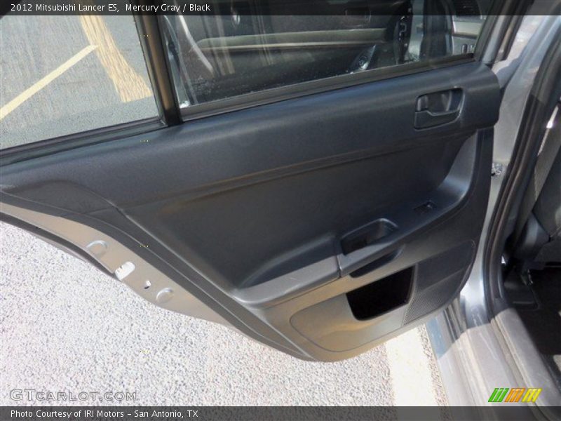 Mercury Gray / Black 2012 Mitsubishi Lancer ES