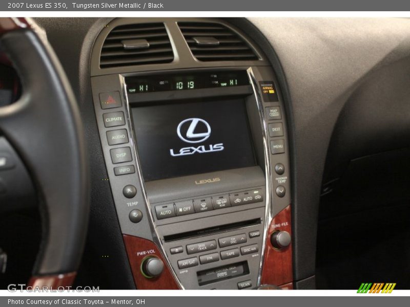 Tungsten Silver Metallic / Black 2007 Lexus ES 350