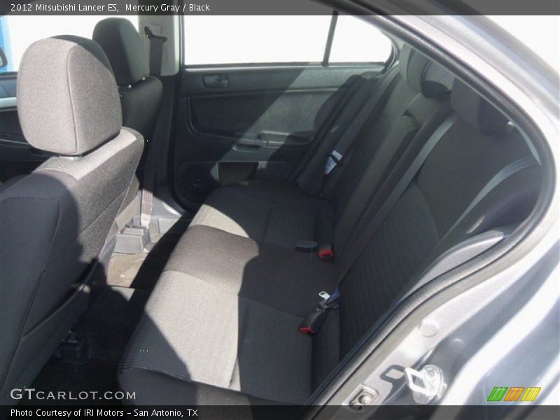 Mercury Gray / Black 2012 Mitsubishi Lancer ES