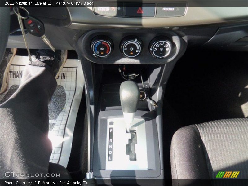Mercury Gray / Black 2012 Mitsubishi Lancer ES
