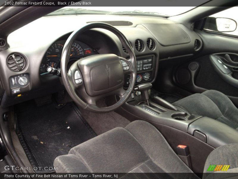 Ebony Black Interior - 2002 Firebird Coupe 